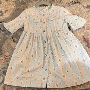 Vintage Janie and Jack corduroy dress